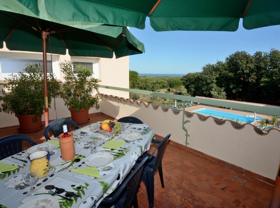 A la découverte de la vue du Gîte Néoulous de la Villa Elancia à Argelès-sur-Mer
